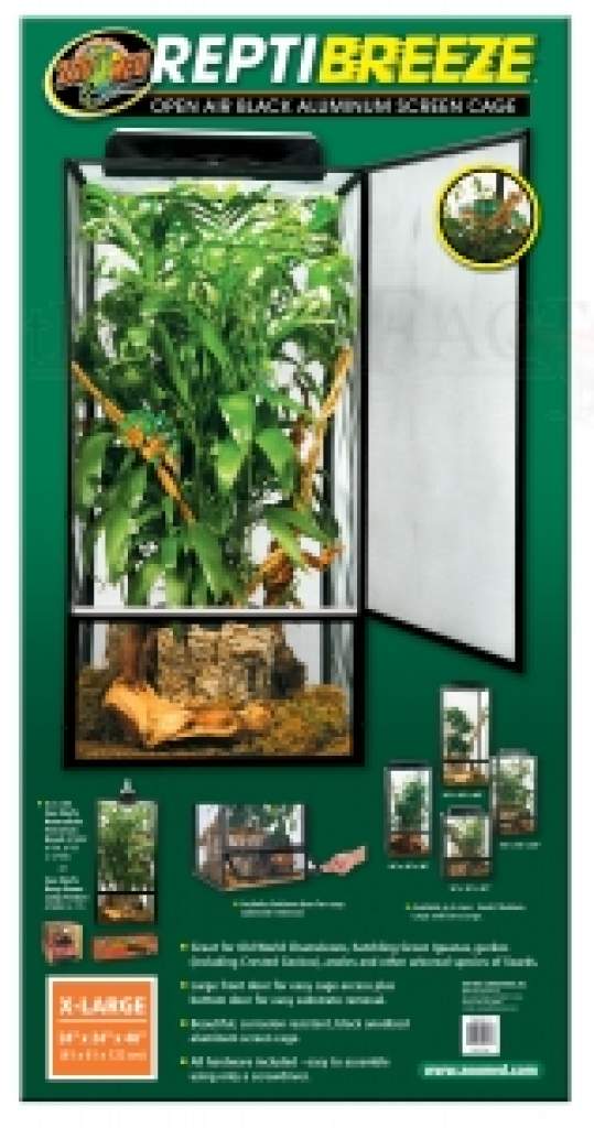 Zoo Med ReptiBreeze – Aluminium Terrarium für Reptilien